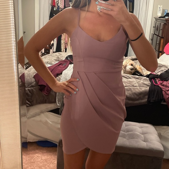 Forever your girl mauve pink bodycon dress - Picture 4 of 4